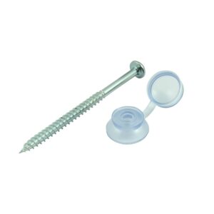 Corrugated Roofing Sheets Screw & Caps 50 Pieces Per Pack