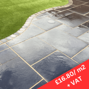 Black Indian Sandstone Patio Pack 18.9M2